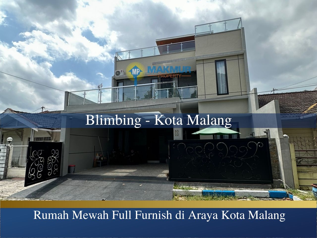 Rumah Mewah Full Furnish di Araya Kota Malang image